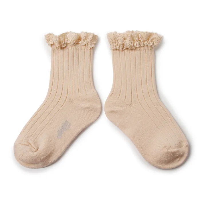 Collégien Chaussettes Lili | Rose poudré