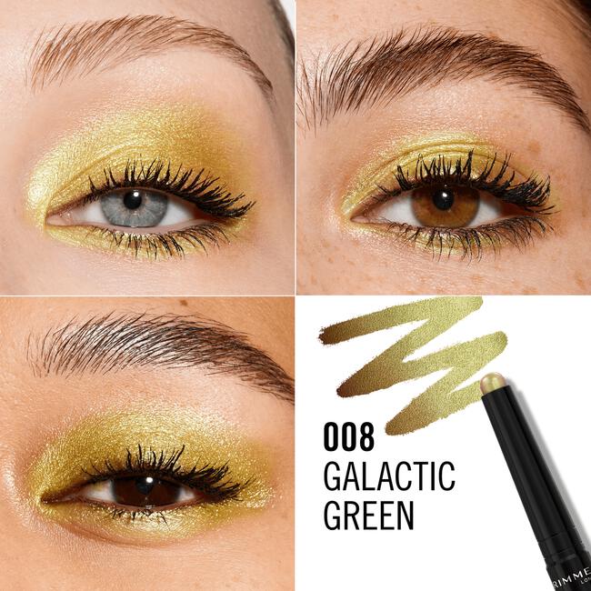Rimmel London Wonder'last Oogschaduw Stick 008 Galactic Green 1.64 G
