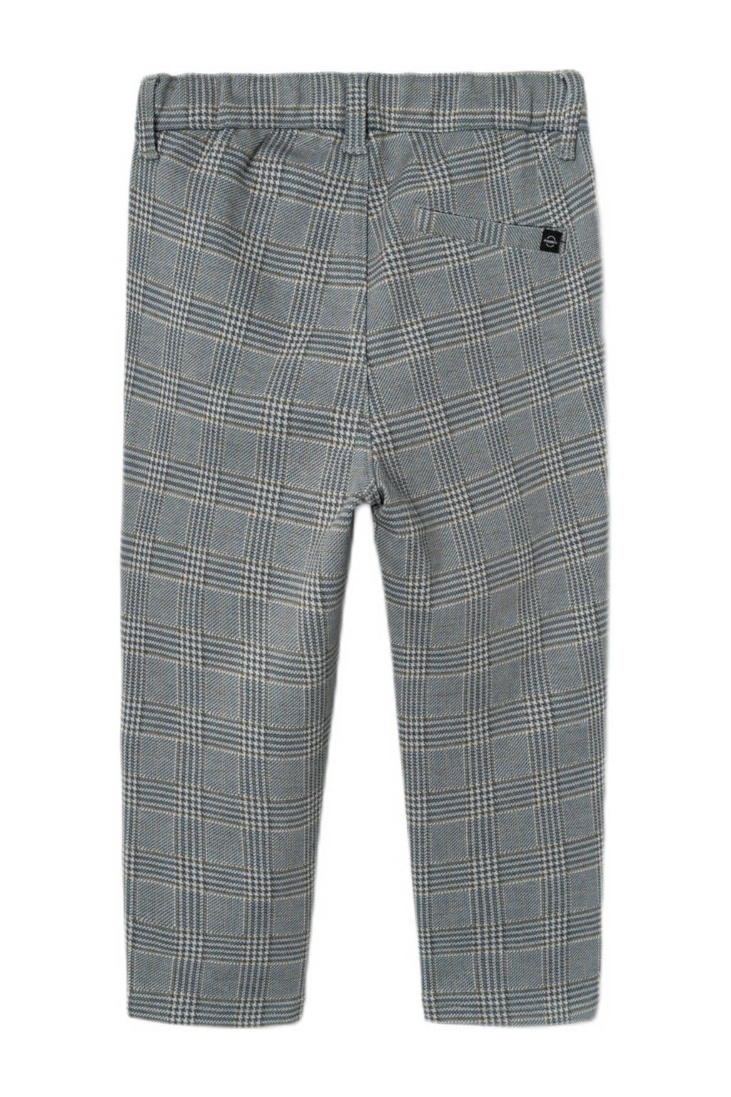 NAME IT baby geruite slim fit broek NKMSILAS