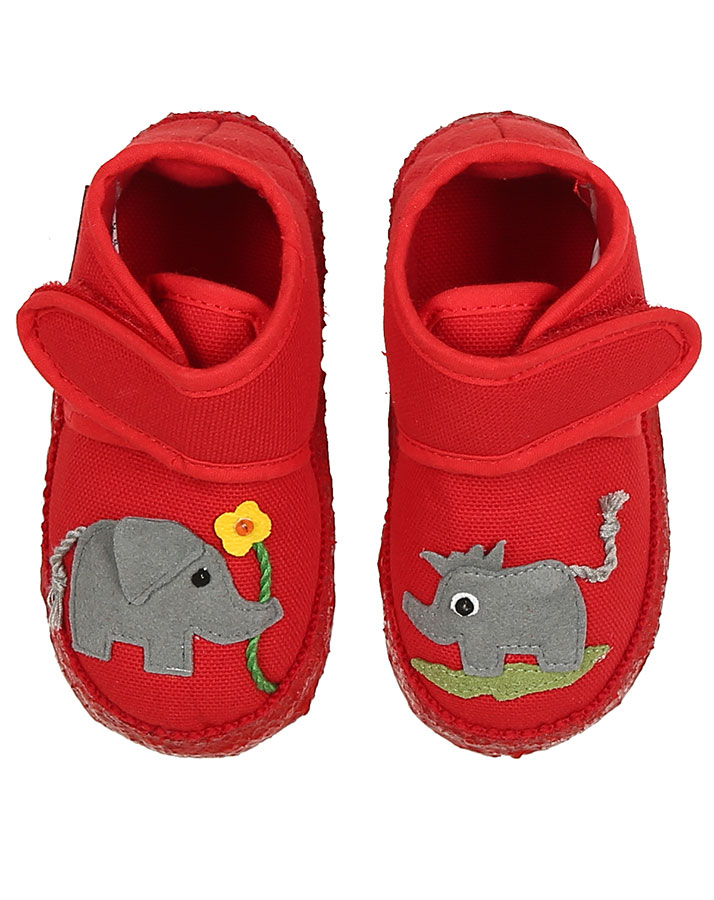 Klett-Hausschuhe DUMBO in rot