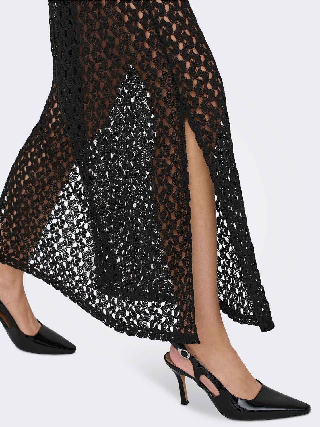 ONLLION Langes Kleid Black