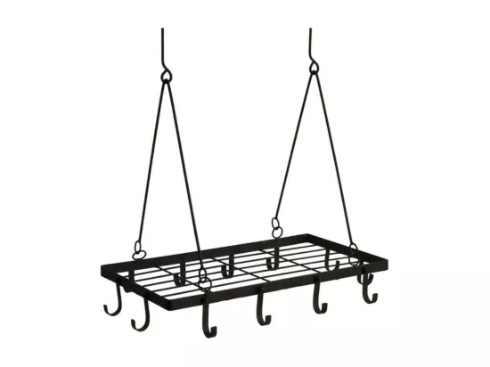 Porte jambon en fer forgé marron 50 x 28 cm