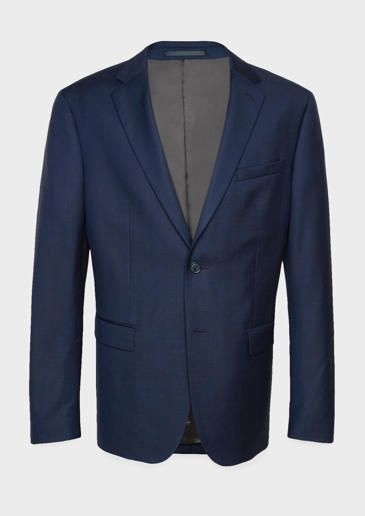 Veste de costume Regular en laine Vitale Barberis Canonico bleu marine Prince de Galles