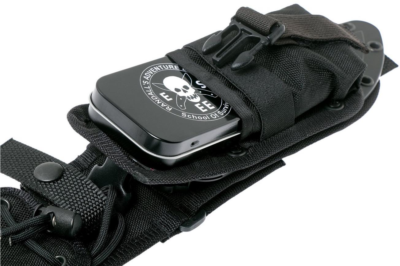 ESEE model 6 schede met MOLLE-back, Pouch, MBSP-B Black
