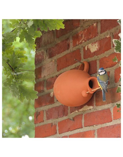 Best For Birds Nestkast Kruik - Broeden - 25x14x17 cm Terracotta