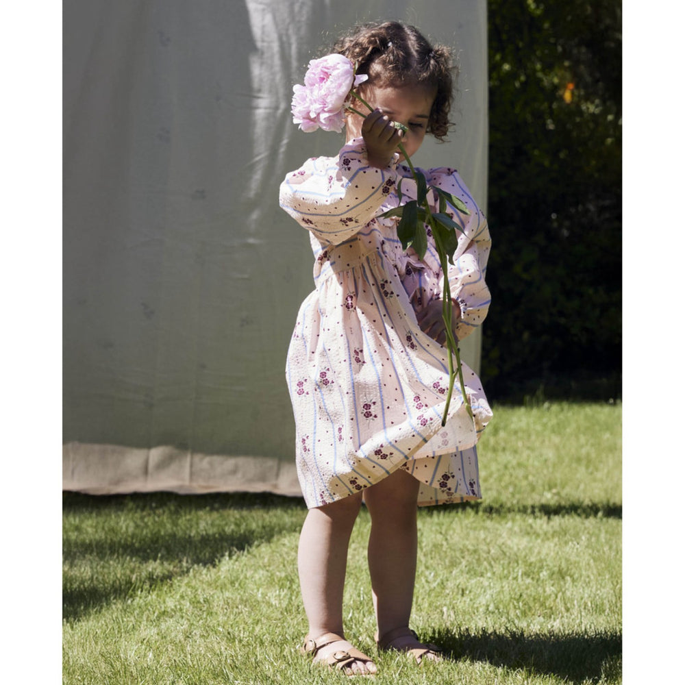 Køb Fliink Chalk Pink Aop Colombe Ls Kjole