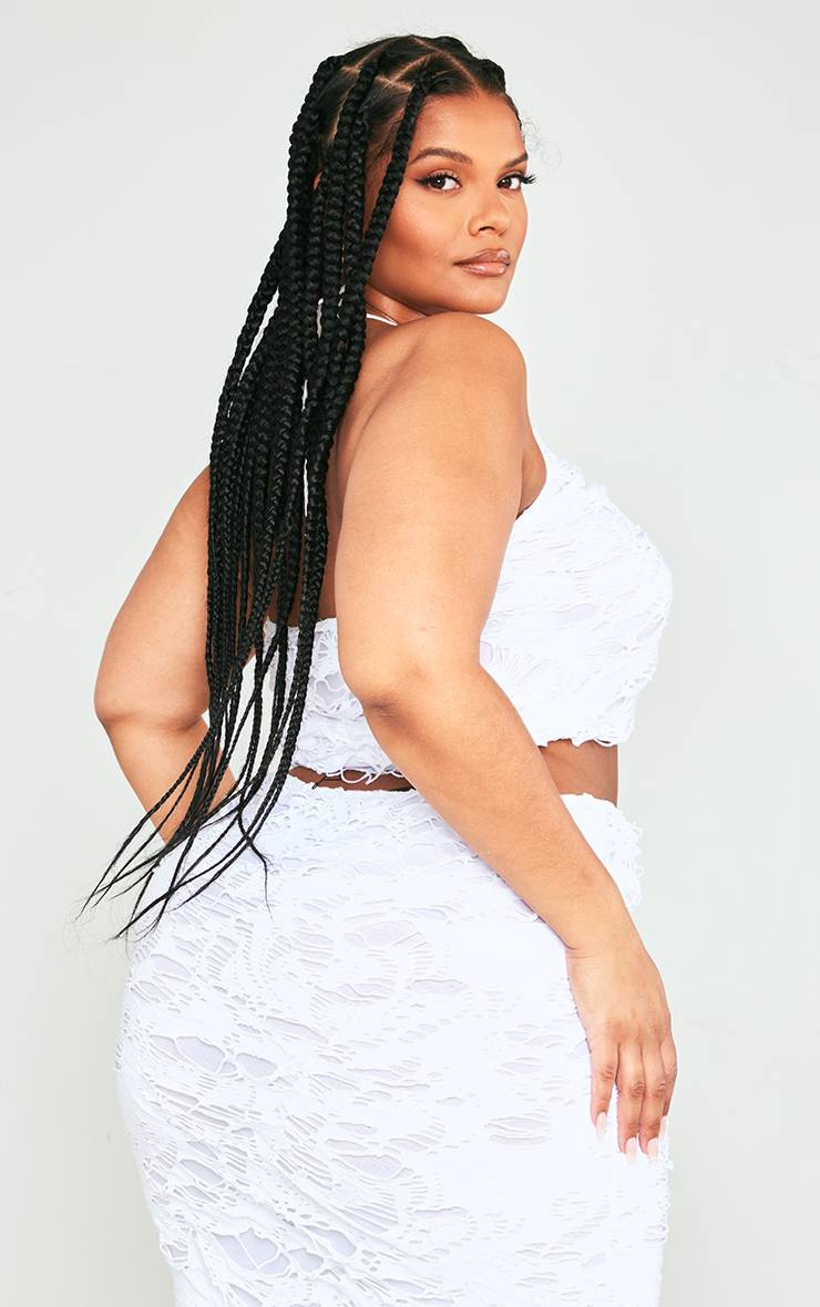 Haut De Plage Grande Taille Col Licou Effet Usé Avec Découpes