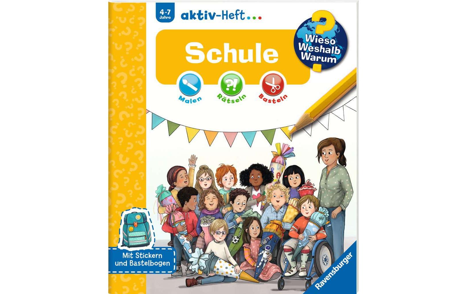 Kinder-Sachbuch WWW aktiv-Heft: SchuleKlappbuch