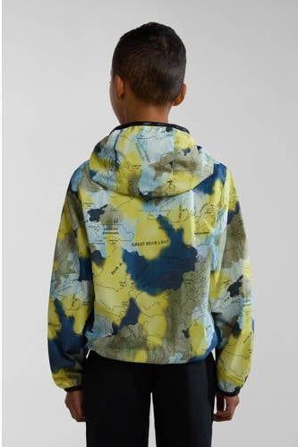 Napapijri - Camouflage Jas - Jongens - Polyester - Capuchon - Lange Mouwen