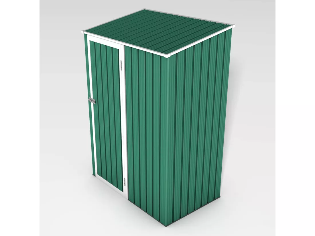 Armoire de Jardin Gardiun Newcastle 1,27 m² 89x143x186 cm Extérieur Métallique Vert
