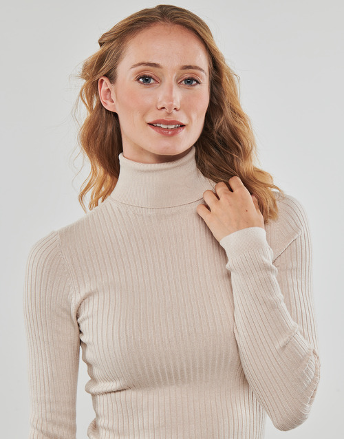 Only - ONLKAROL L/S ROLLNECK PULLOVER KNT - Beige