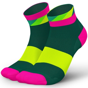 Incylence Ultralight Strides Short  Socken Petrol Pink