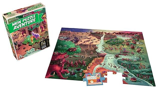MON PUZZLE AVENTURE TERRE OCRE