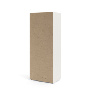 Kledingkast Pisa 2 deurs wit houtnerf 200x79x50 cm