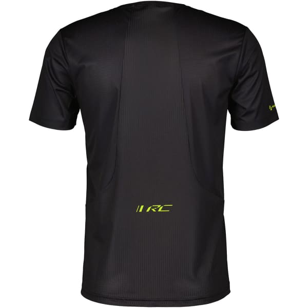 T-shirt running SCOTT TEE M'S RC RUN SS BLACK/YELLOW