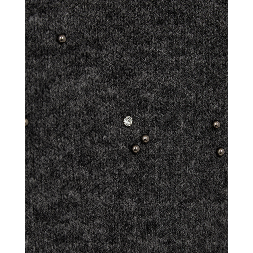 Copenhagen Muse Diamond Striktrøje, Dark Grey Melange, M