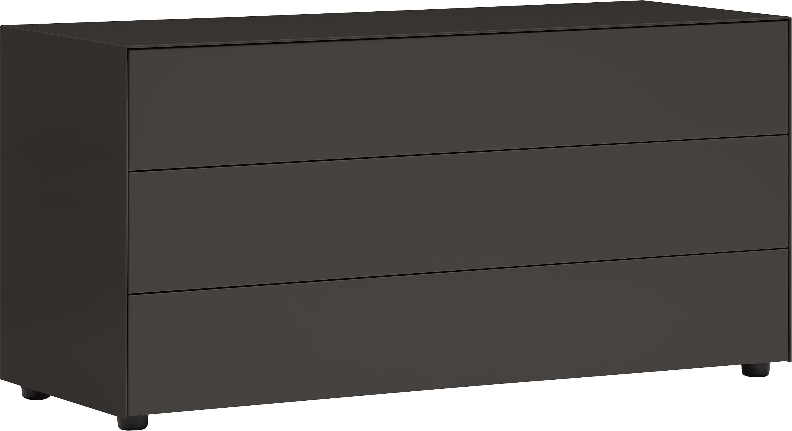 LUX Sideboard - Weiss / B: 120.0 cm x T: 46.0 cm x H: 56.0 cm