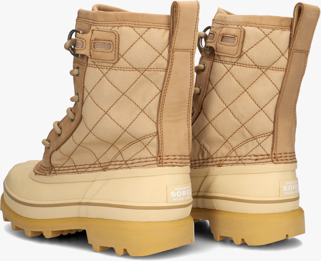 beige sorel veterboots caribou royal wp dames