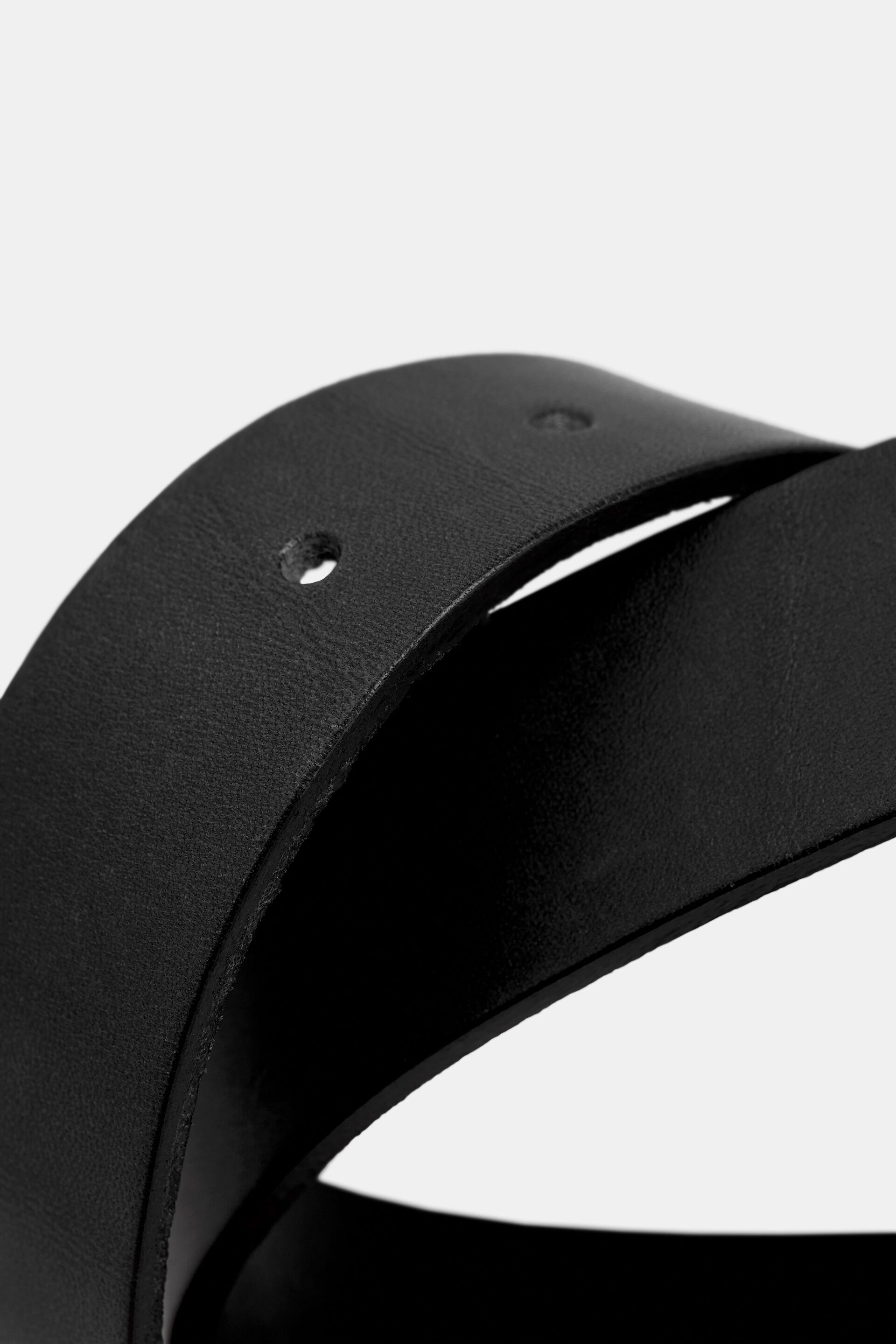 Ceinture à boucle vintage, en cuir
