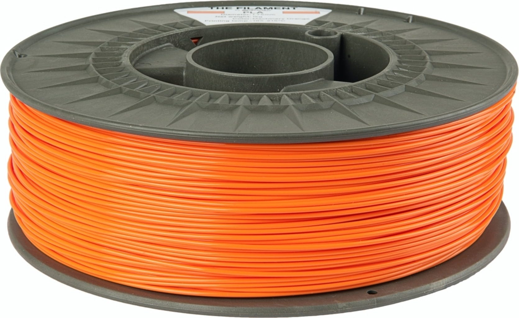 The Filament  PLA Machinery Orange, 1,75 mm / 1000 g    Zuverlässiges & kostengünstiges PLA in Machinery Orange