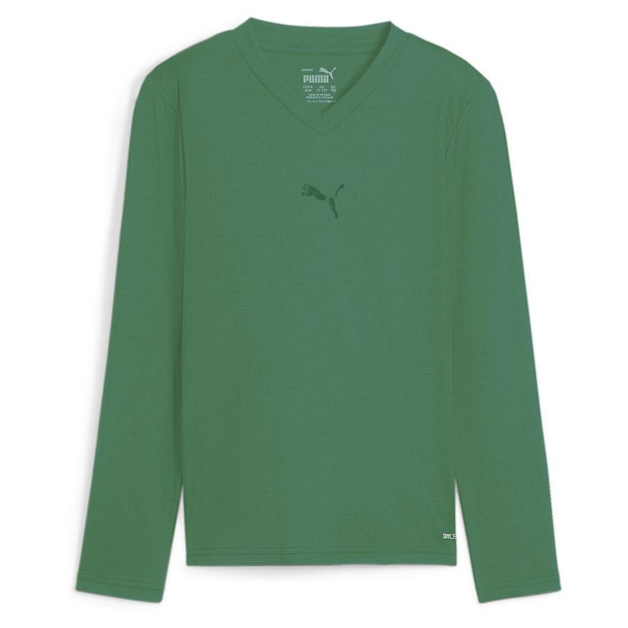 teamGOAL Baselayer Tee LS Jr. Sport Green-Power Green