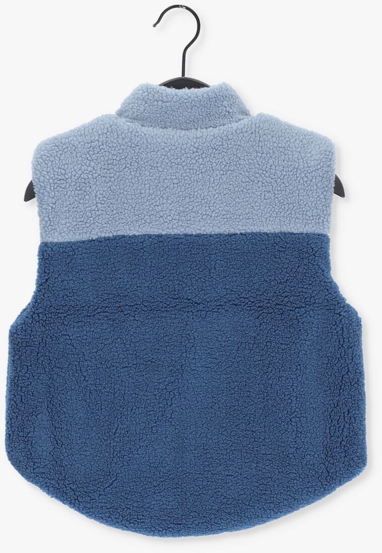 WANDER & WONDER blauwe wander & wonder bodywarmer reversible fleece vest