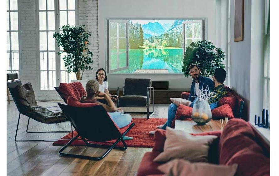 Ultrakurzdistanzprojektor EH-LS800B Schwarz<br>4k UHD Laser Ultrakurzdistanzprojektor