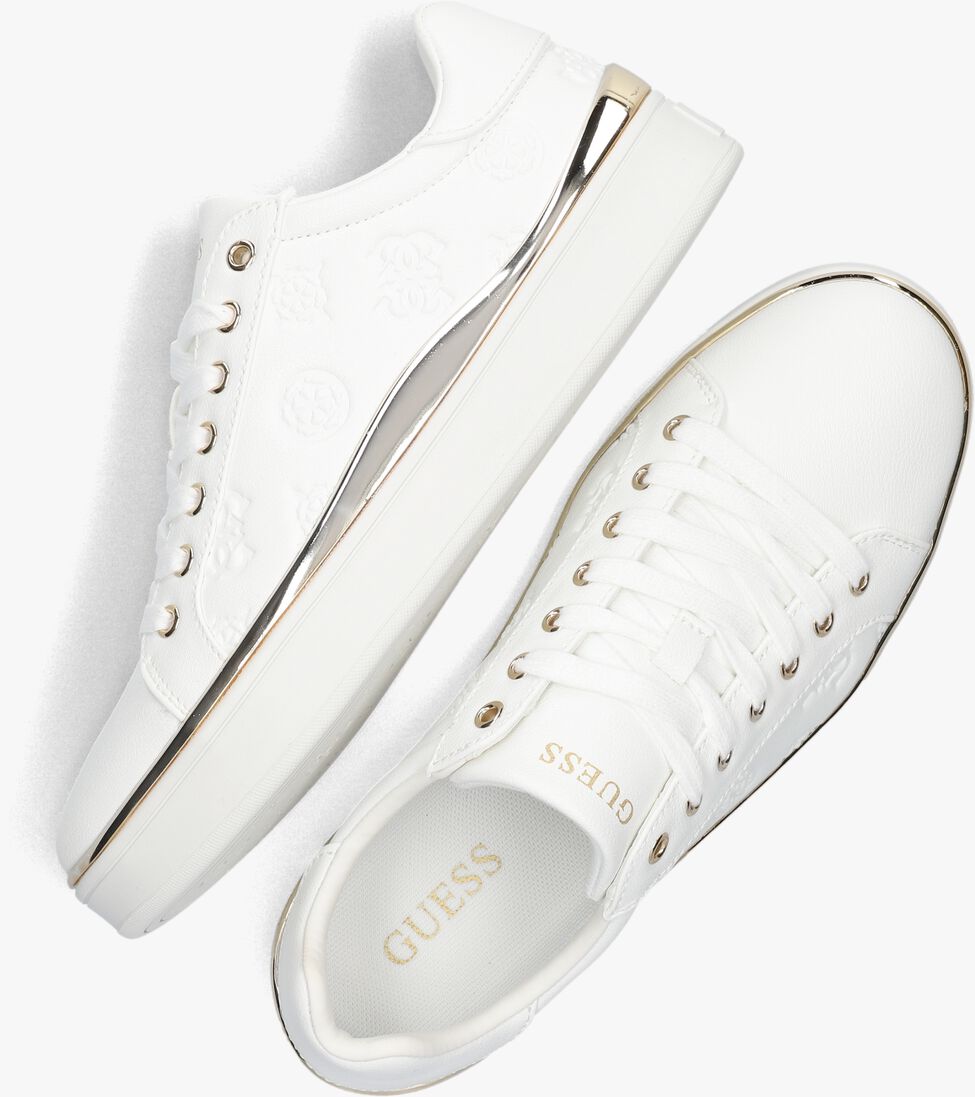 GUESS witte guess lage sneakers bonny