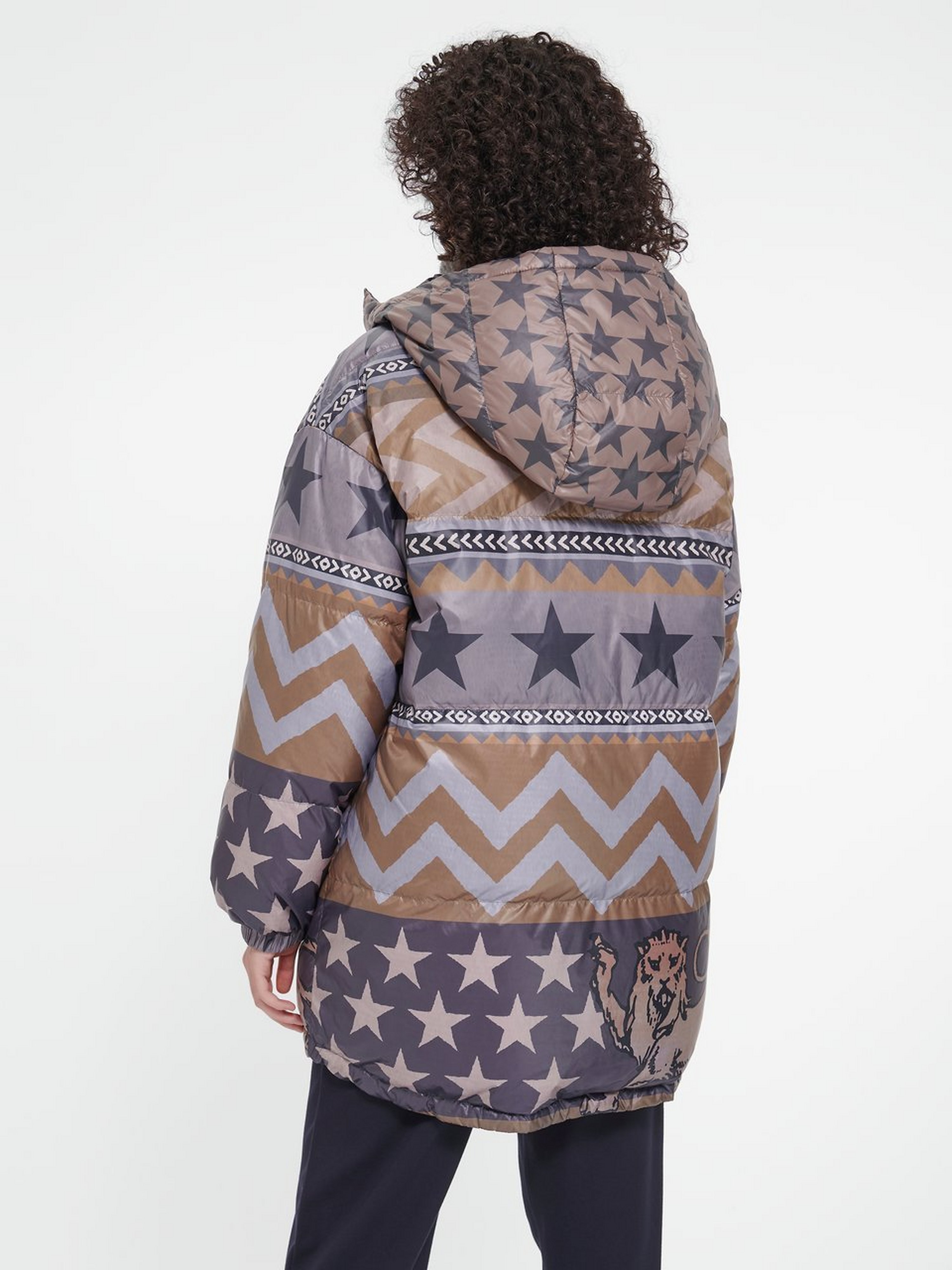 Steppjacke mit Stehkragen