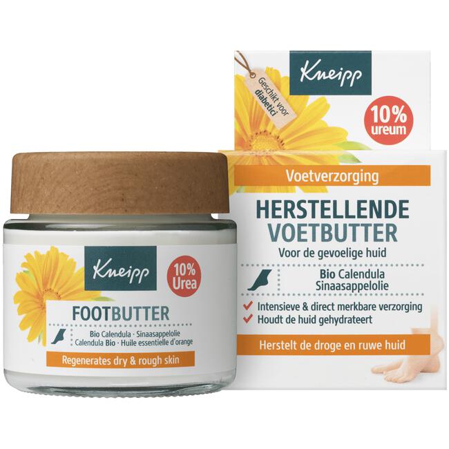 Kneipp Foot Care Voetbutter Calendula Sinaasappelolie 100 ML