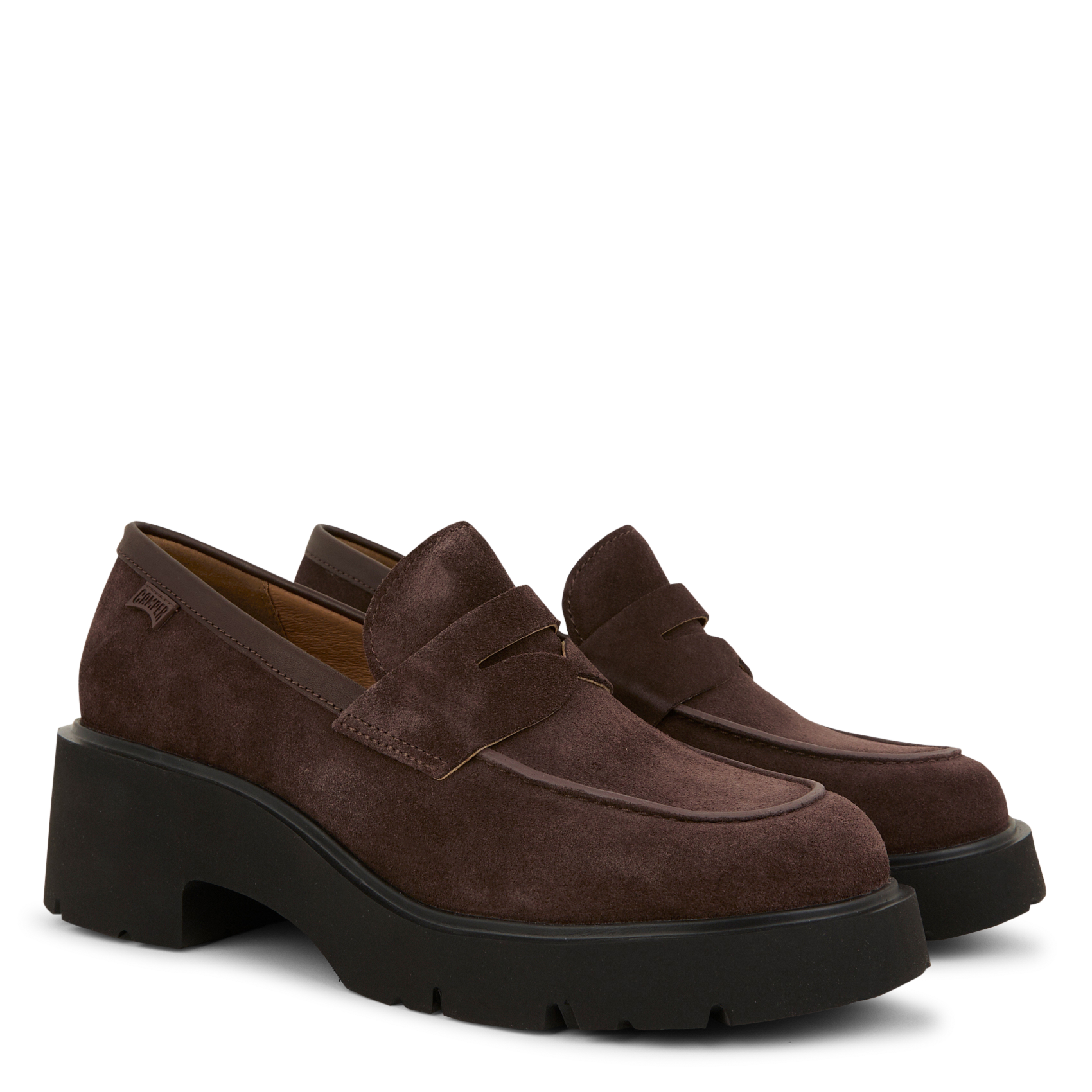 MILAH - Mocassins en cuir | Marron