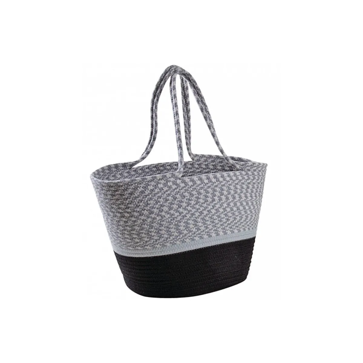 Aubry Gaspard Sac cabas - Gris/Noir