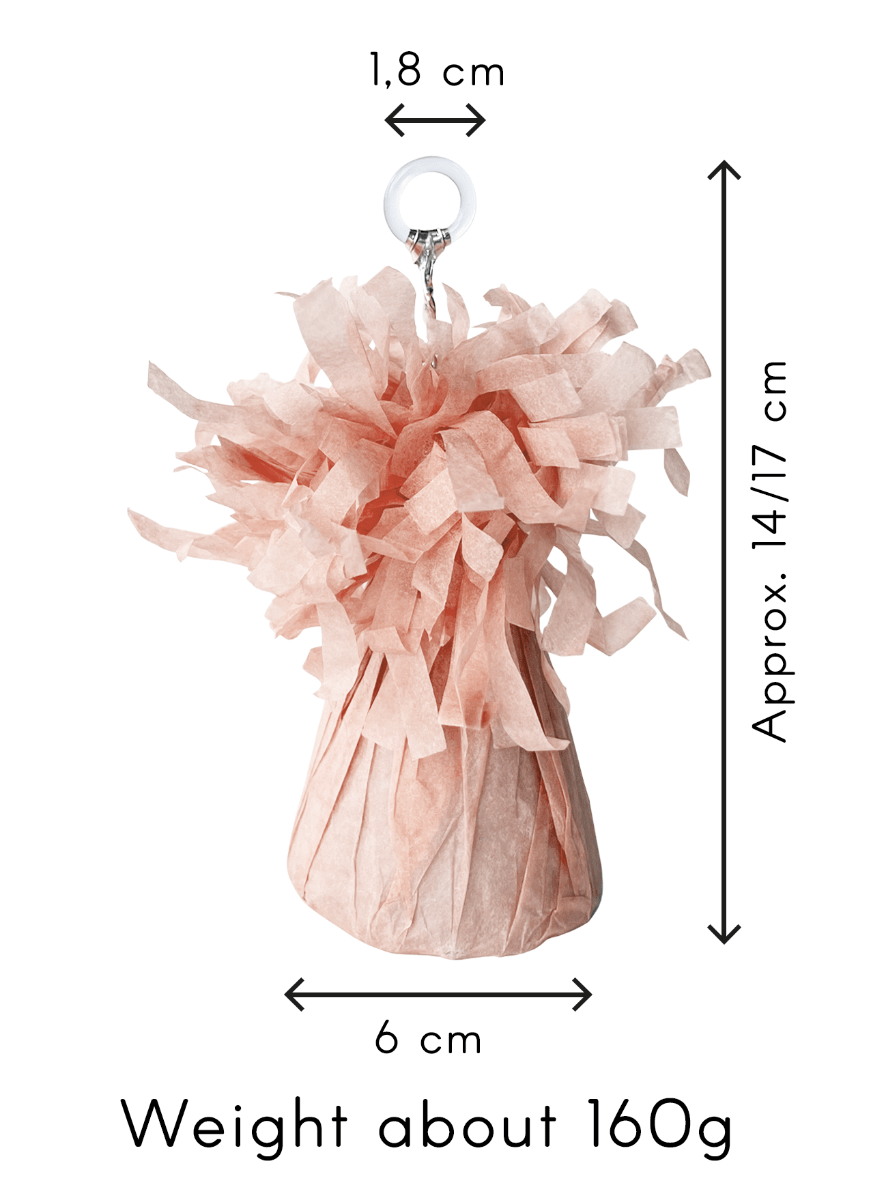 Oranje Ballon Gewicht Pastel 160gr