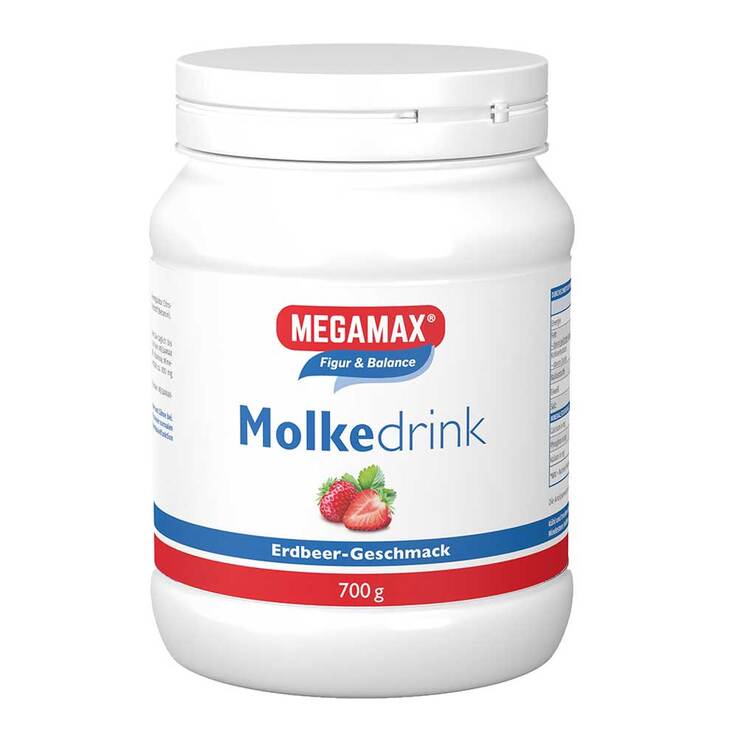 Molke Drink Megamax Erdbeere, 700 g