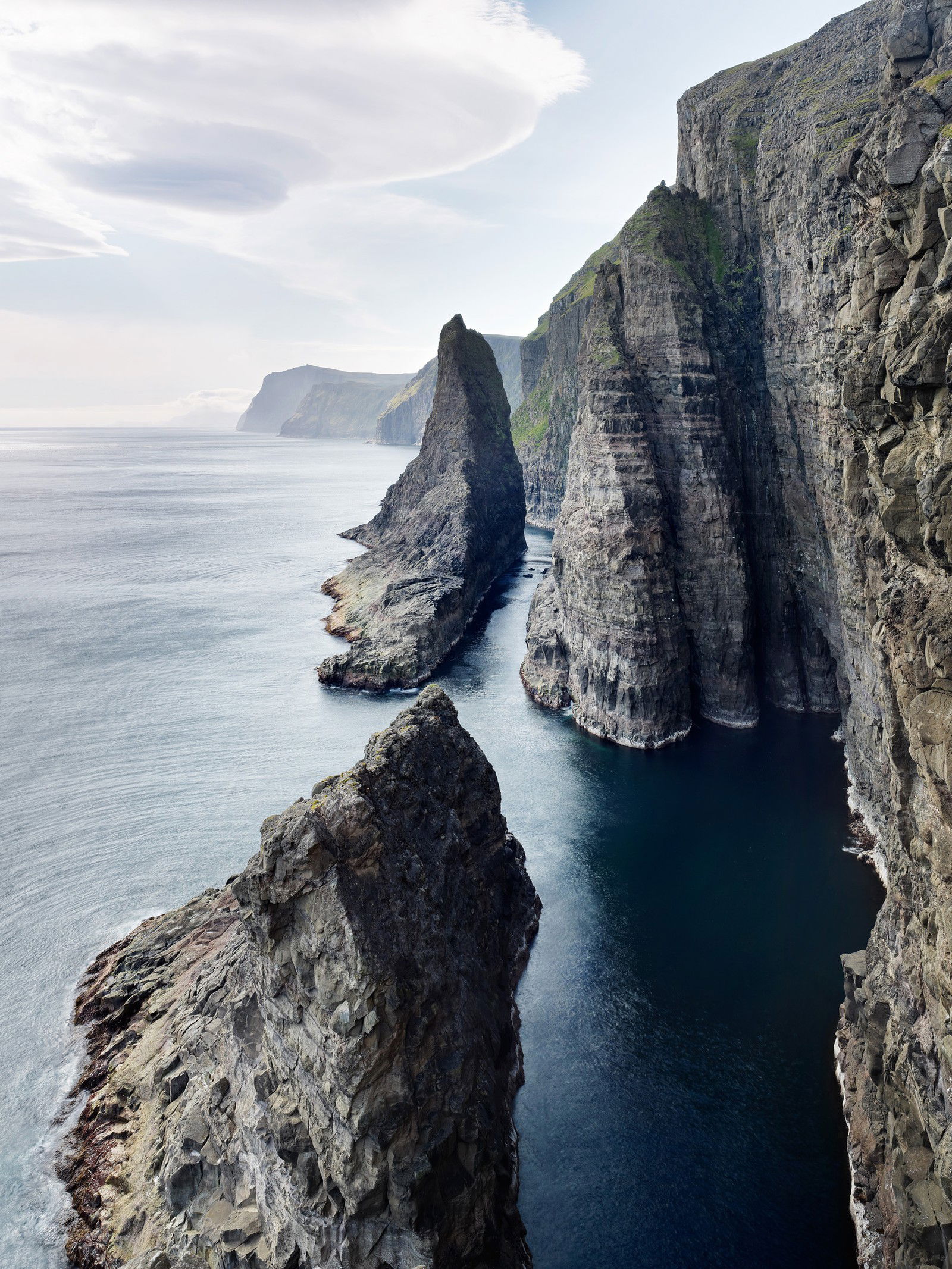 Sea stacks #1, Faroe Islands by Jonathan Andrew - Limited Edition. Edition of: 150. Signed.