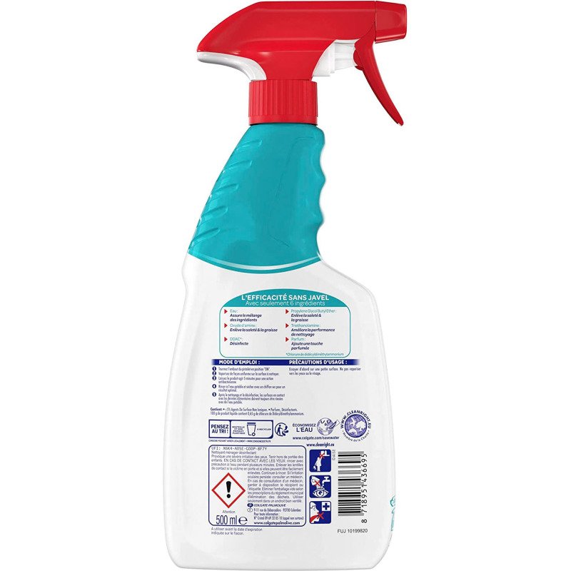 Nettoyant désinfectant de cuisine sans javel La Croix - Spray de 500 ml