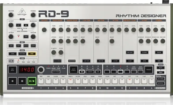 Behringer RD-9, LED