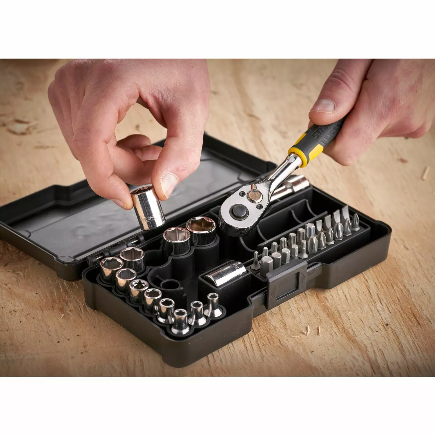 Stanley STMT82672-0 37-delige Dopsleutelset Compact - 1/4