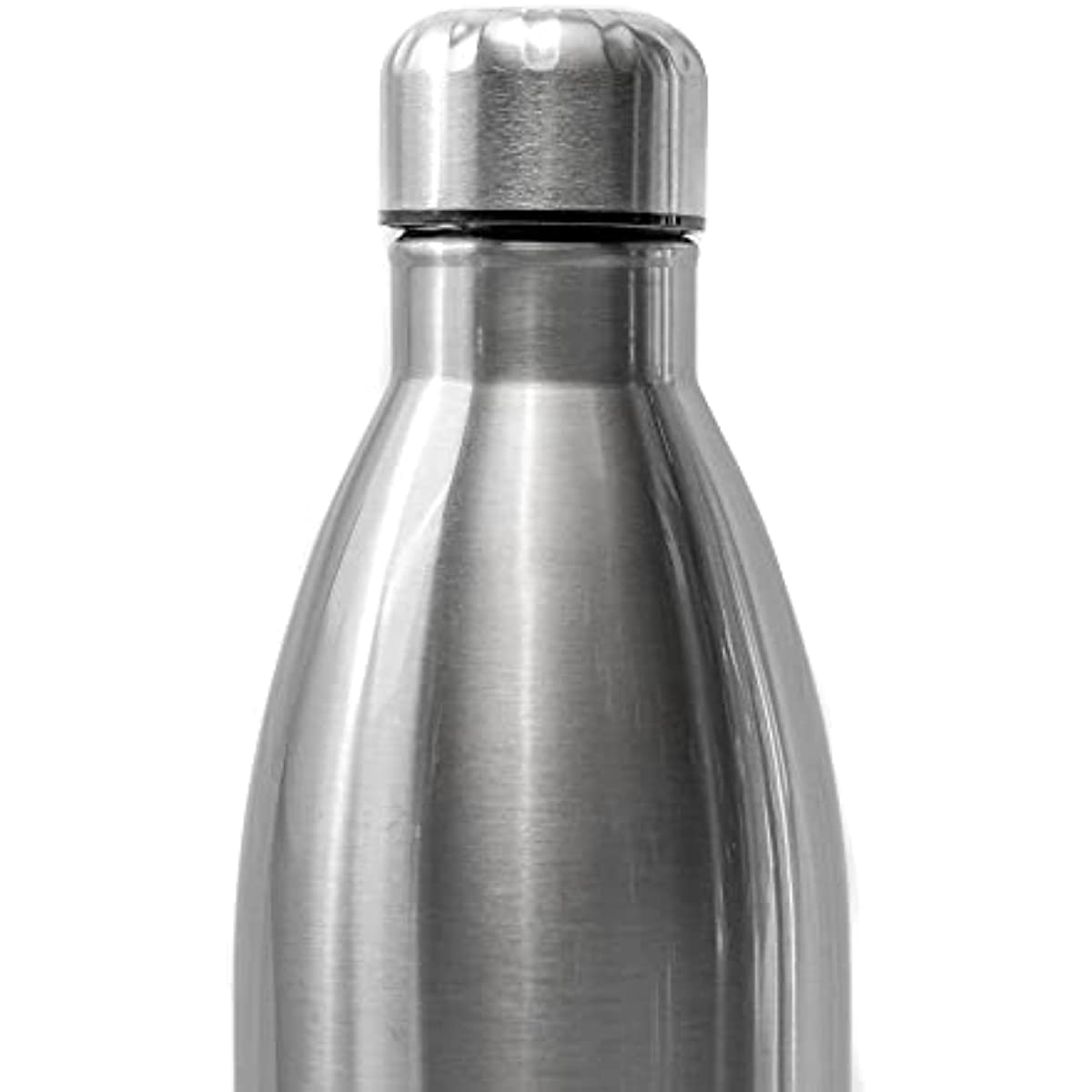 Garrafa T&eacute;rmica de Inox Parede Dupla Prata 500ml