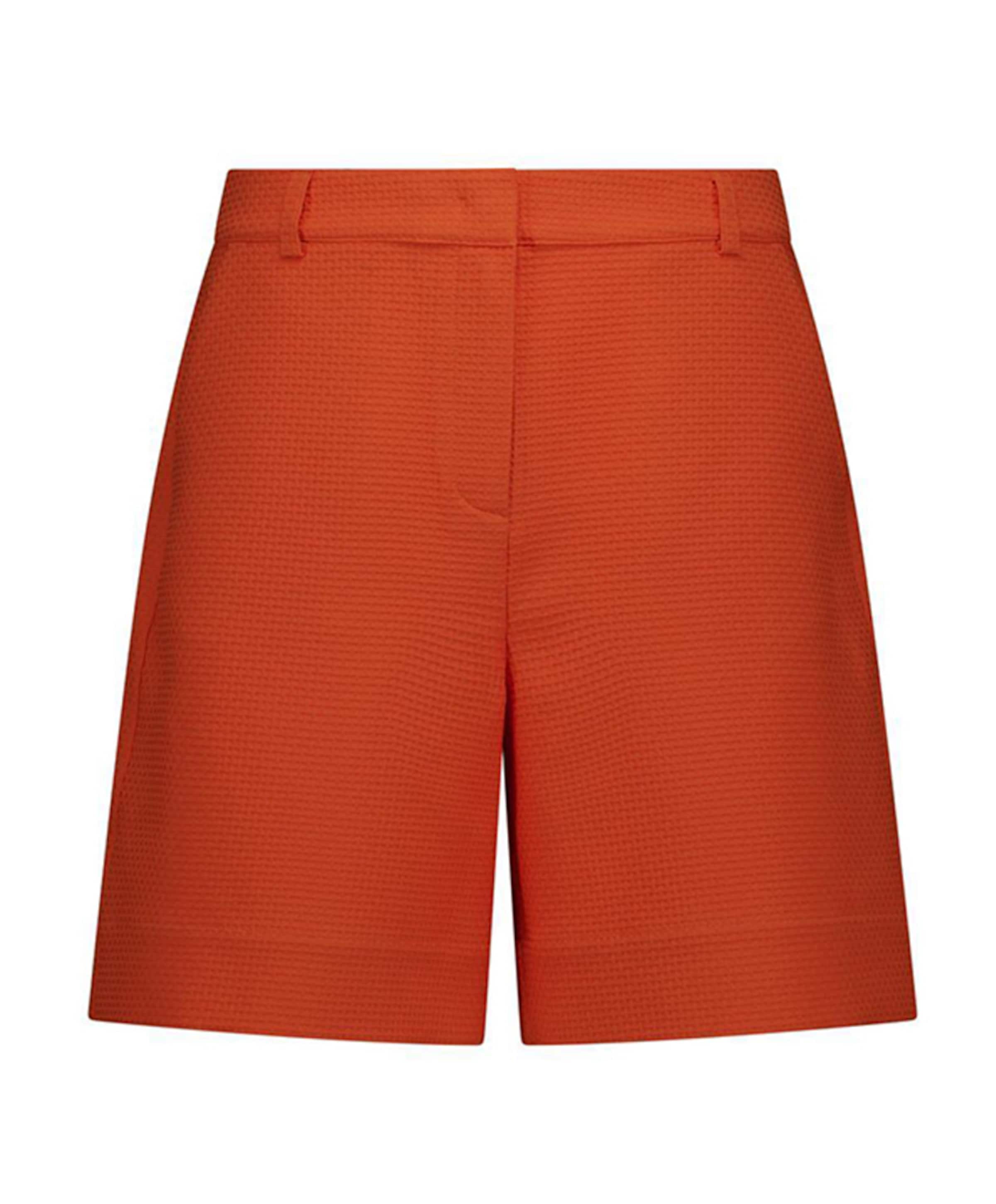 Studio Anneloes Mascha waffle dames korte broek oranje