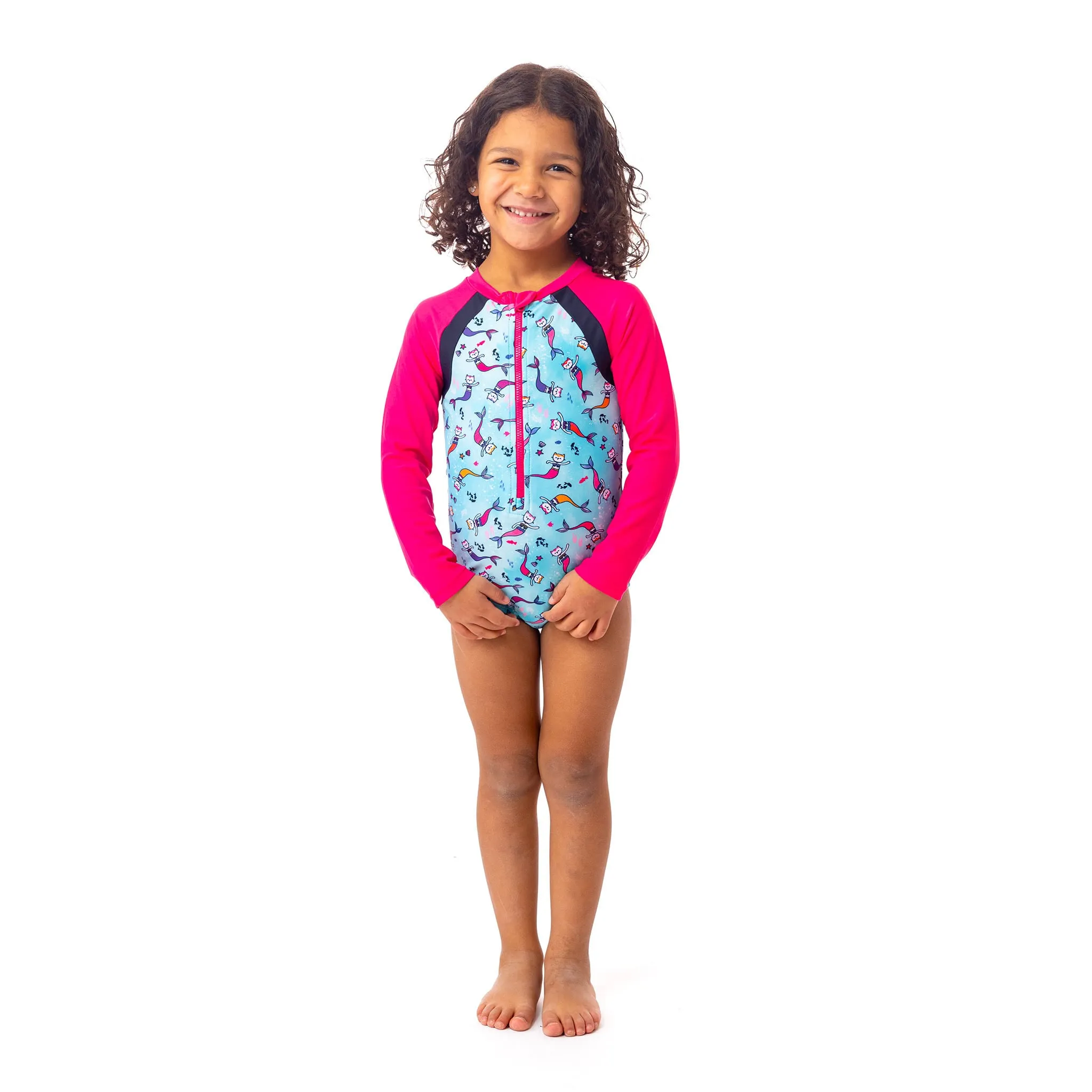 Nanö Maillot UV Manches Longues Chat-Sirène 2-6ans