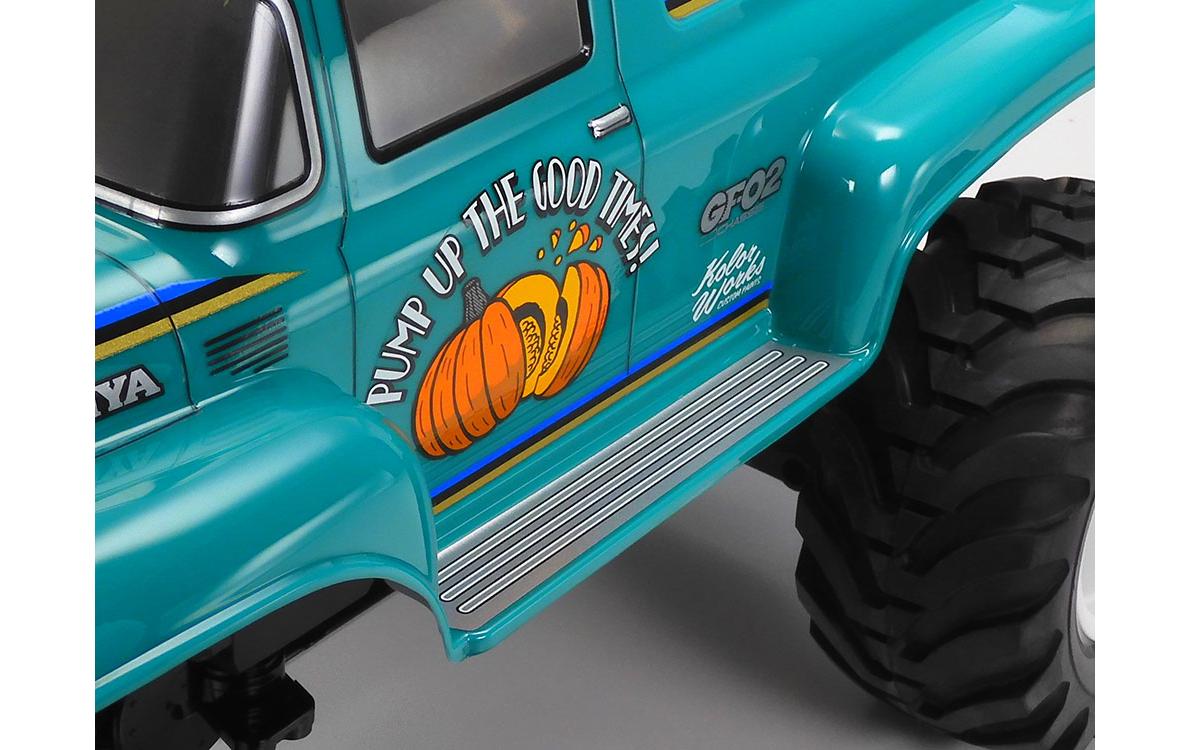 Monster Truck Squash Van GF-02 4WD Bausatz 1:10<br>Off-Road Modell mit 50er Jahre Van Karosserie