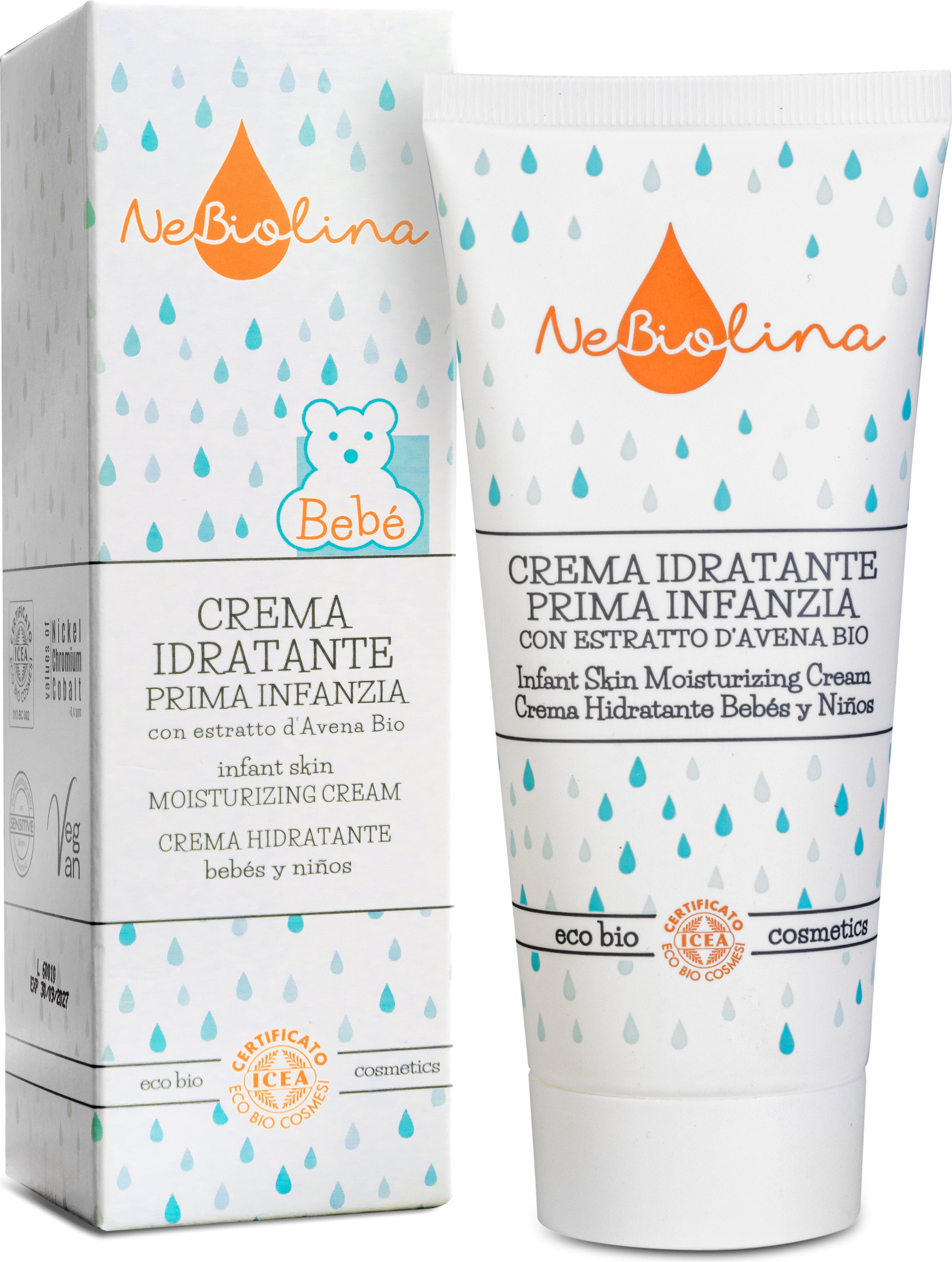 NeBiolina  Bebé Infant Skin Moisturizing Cream, 100 ml