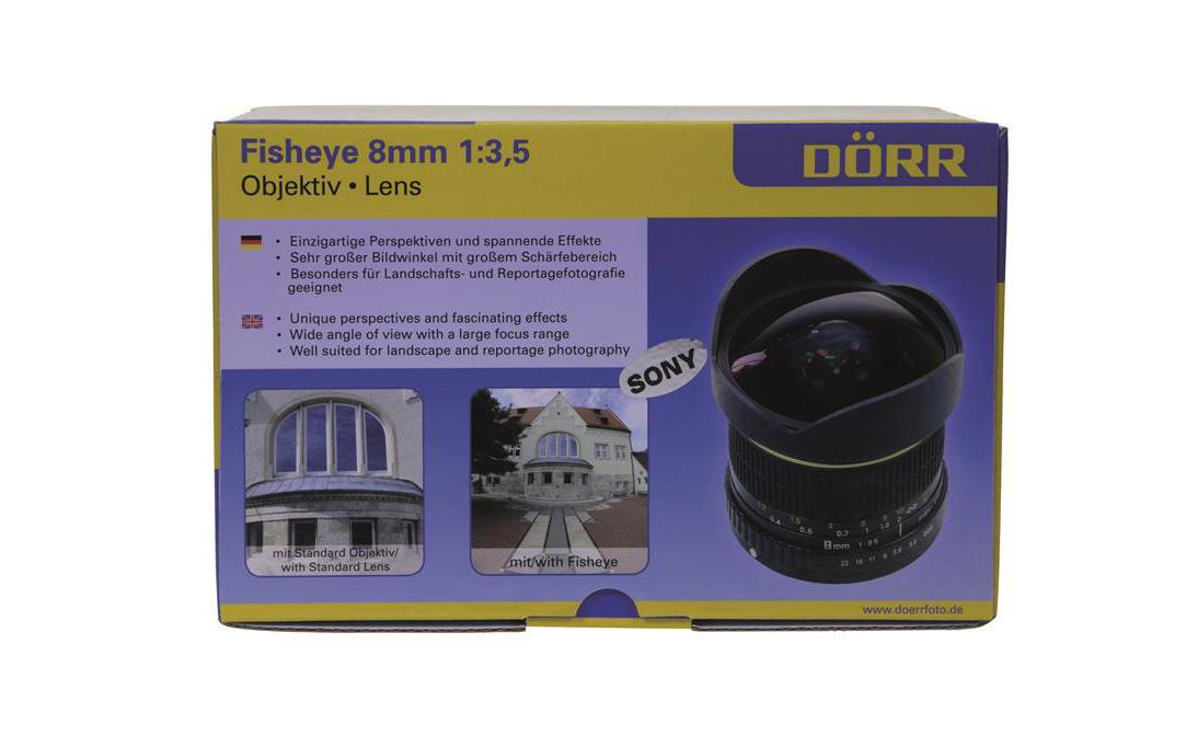 Festbrennweite 8mm F/3.5 – Sony A-Mount<br>8 mm f/3,5