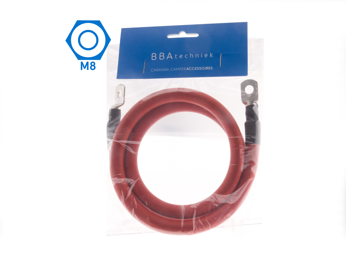 BBA 50 mm² flexibele accu kabel - red & 1 meter