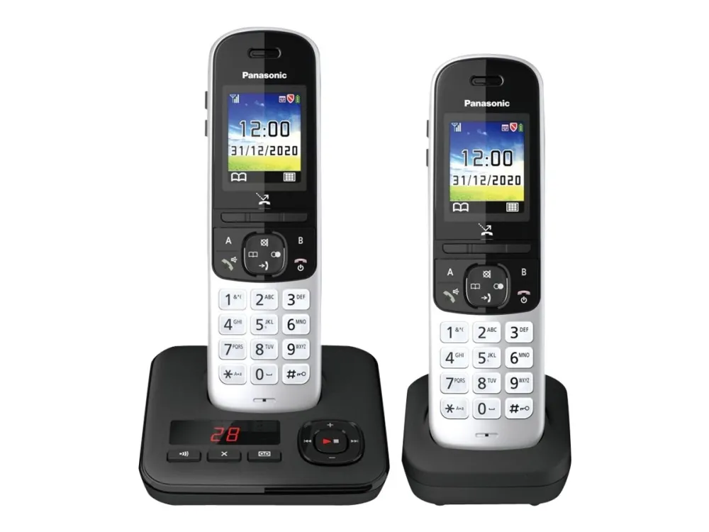 Panasonic KX-TGH722GS schwarz DECT/AB