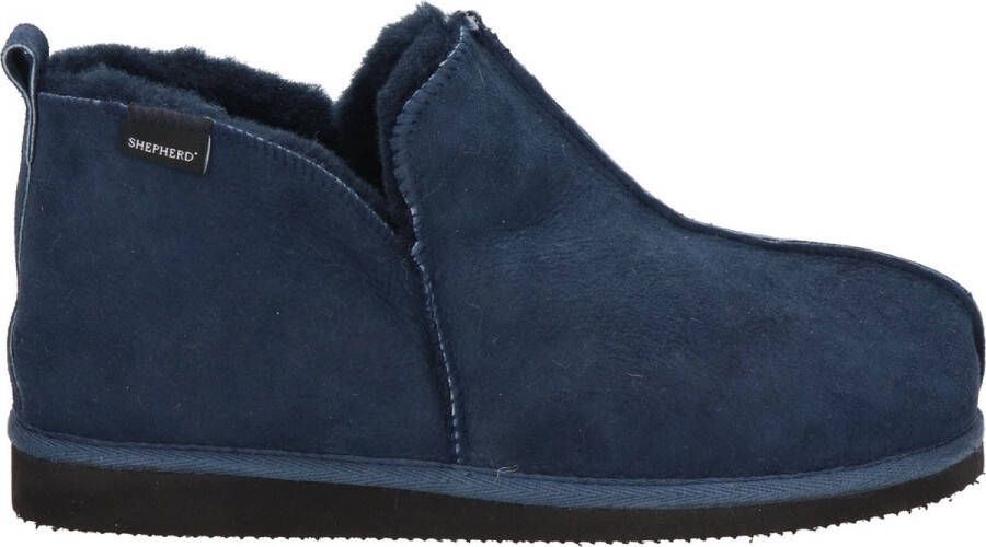 SHEPHERD OF SWEDEN Anton slippers Heren Sloffen Donkerblauw