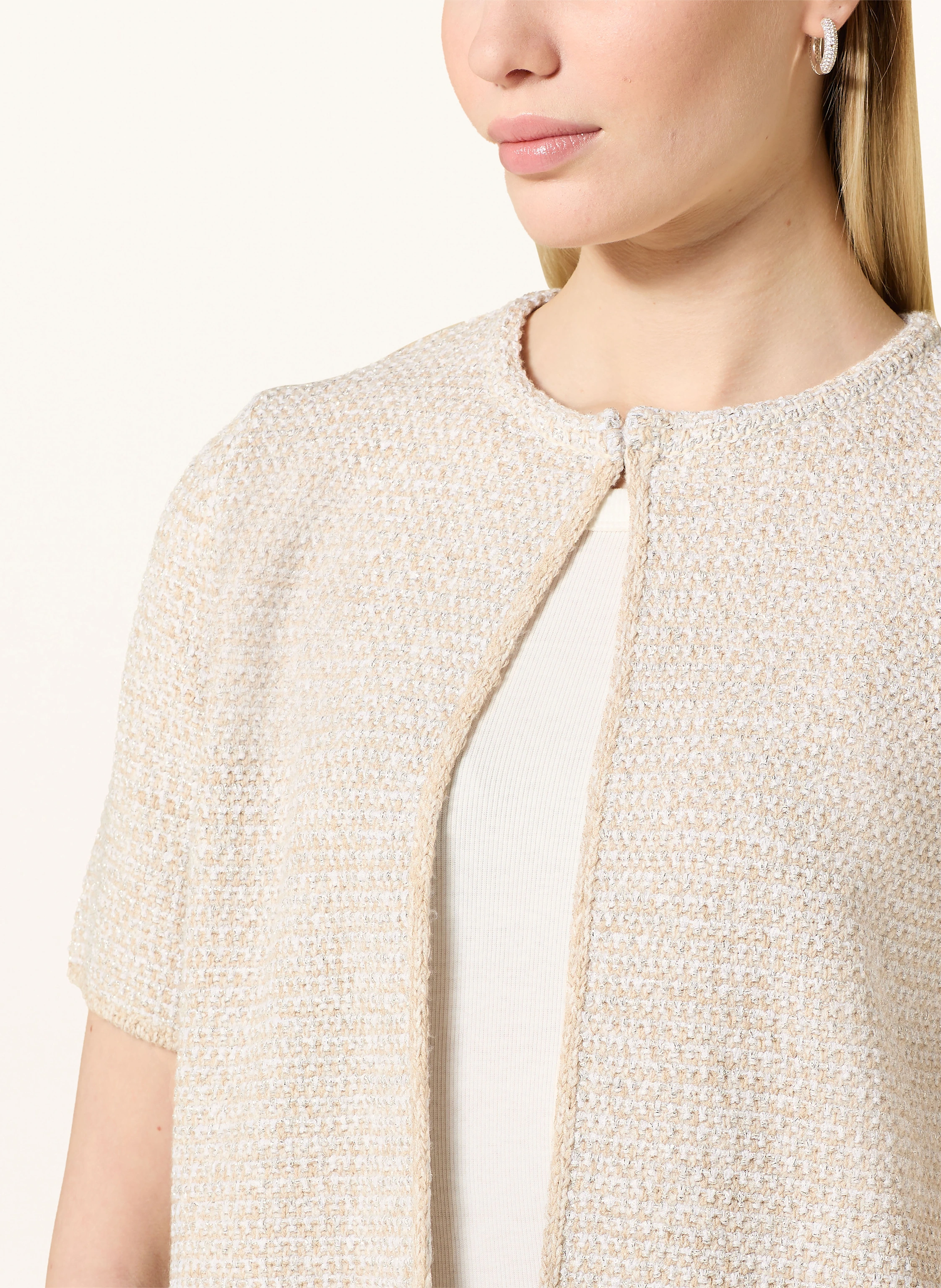 monari Strickjacke mit Glitzergarn