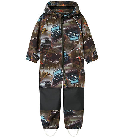 Name It Softshellanzug m. Fleece - NmmAlfa08 - Rosinen/Schlamm R
