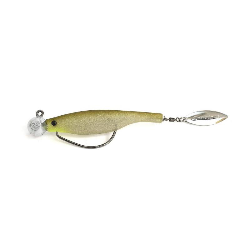 Leurre Souple Armé Hyperlastics Dartspin 4.5' Football Jighead - 12Cm
